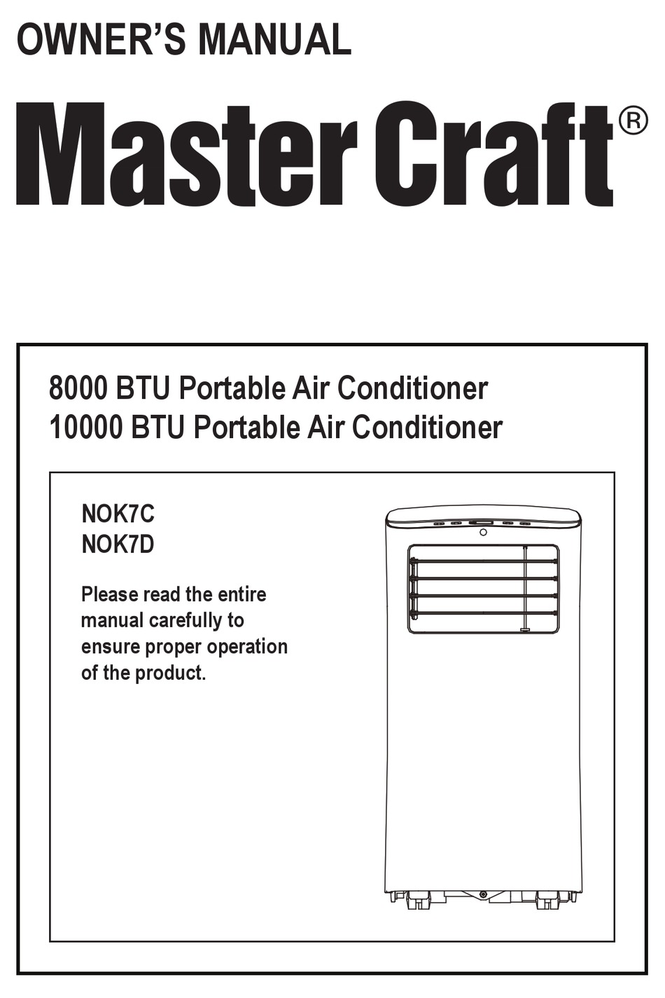 MASTERCRAFT NOK7C OWNER'S MANUAL Pdf Download ManualsLib