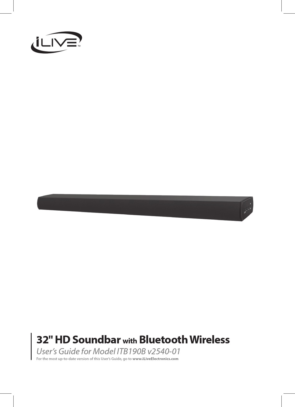 ILIVE ITB190B USER MANUAL Pdf Download ManualsLib