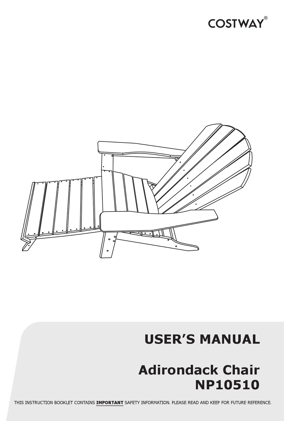 COSTWAY NP10510 USER MANUAL Pdf Download ManualsLib