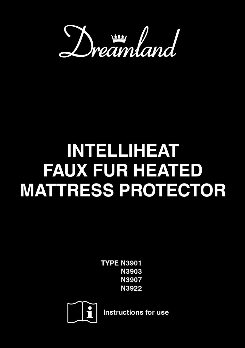 DREAMLAND INTELLIHEAT N3922 INSTRUCTIONS FOR USE MANUAL Pdf Download