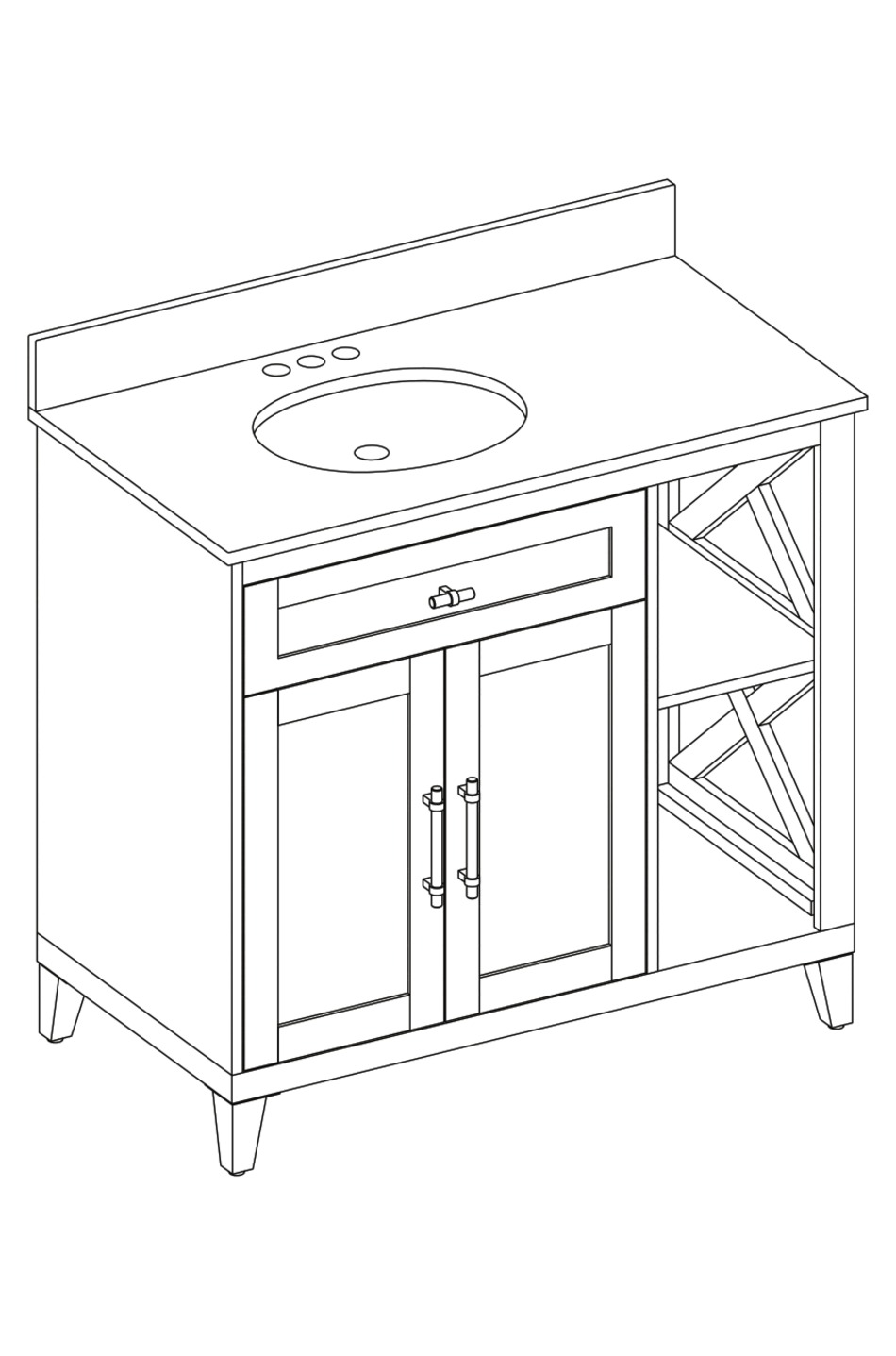 TWIN STAR HOME 36BV582 ASSEMBLY INSTRUCTIONS MANUAL Pdf Download