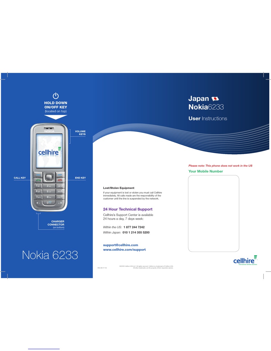NOKIA 6233 USER INSTRUCTIONS Pdf Download | ManualsLib