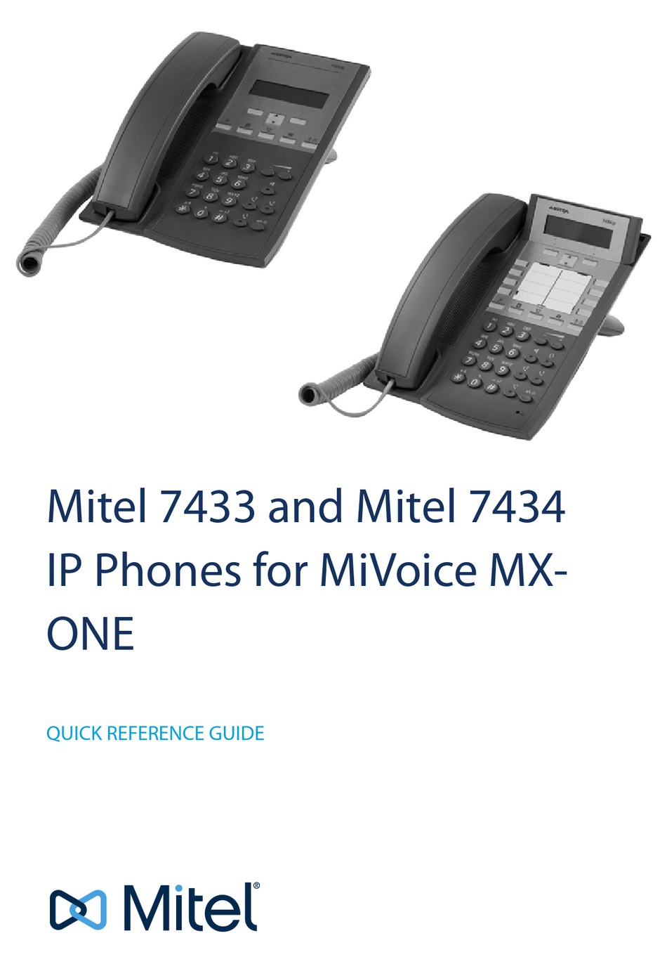 MITEL 7433 QUICK REFERENCE MANUAL Pdf Download | ManualsLib