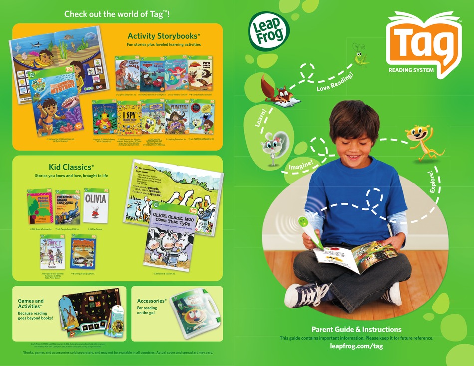 LEAPFROG TAG PARENT MANUAL & INSTRUCTIONS Pdf Download ManualsLib