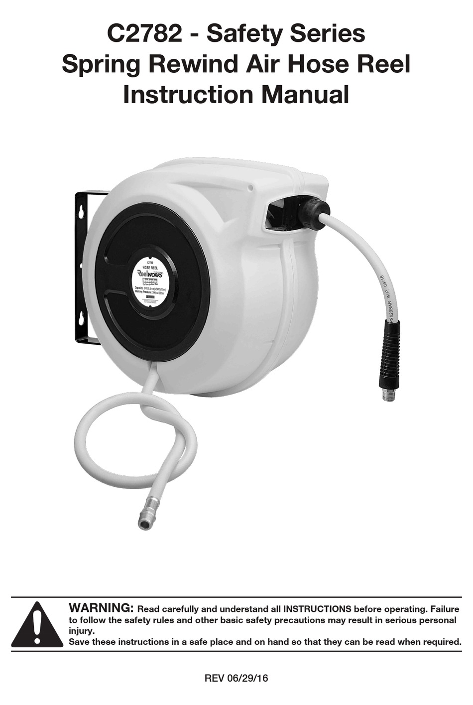 REELWORKS C2782 INSTRUCTION MANUAL Pdf Download ManualsLib