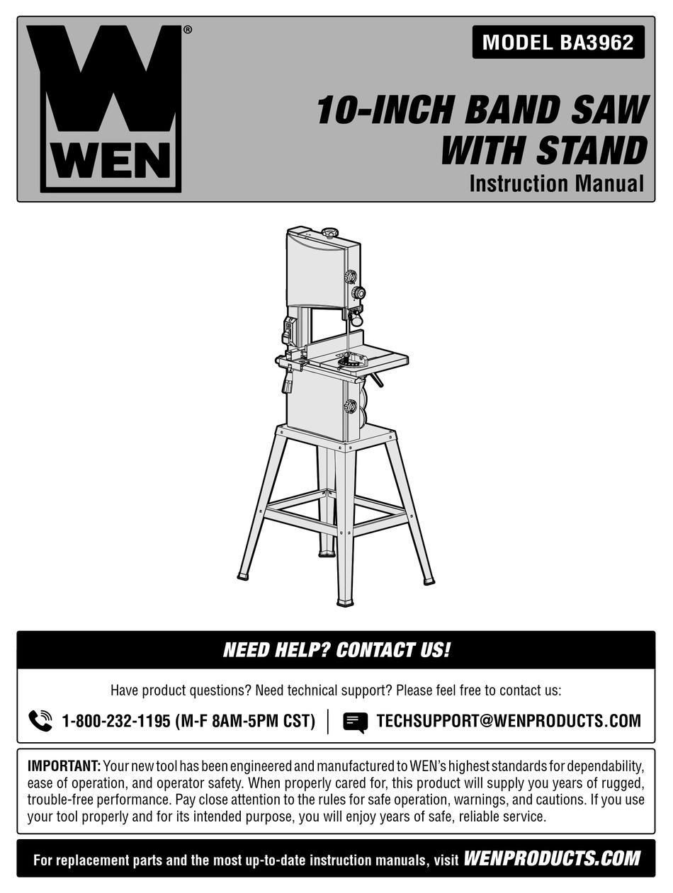 WEN BA3962 INSTRUCTION MANUAL Pdf Download ManualsLib