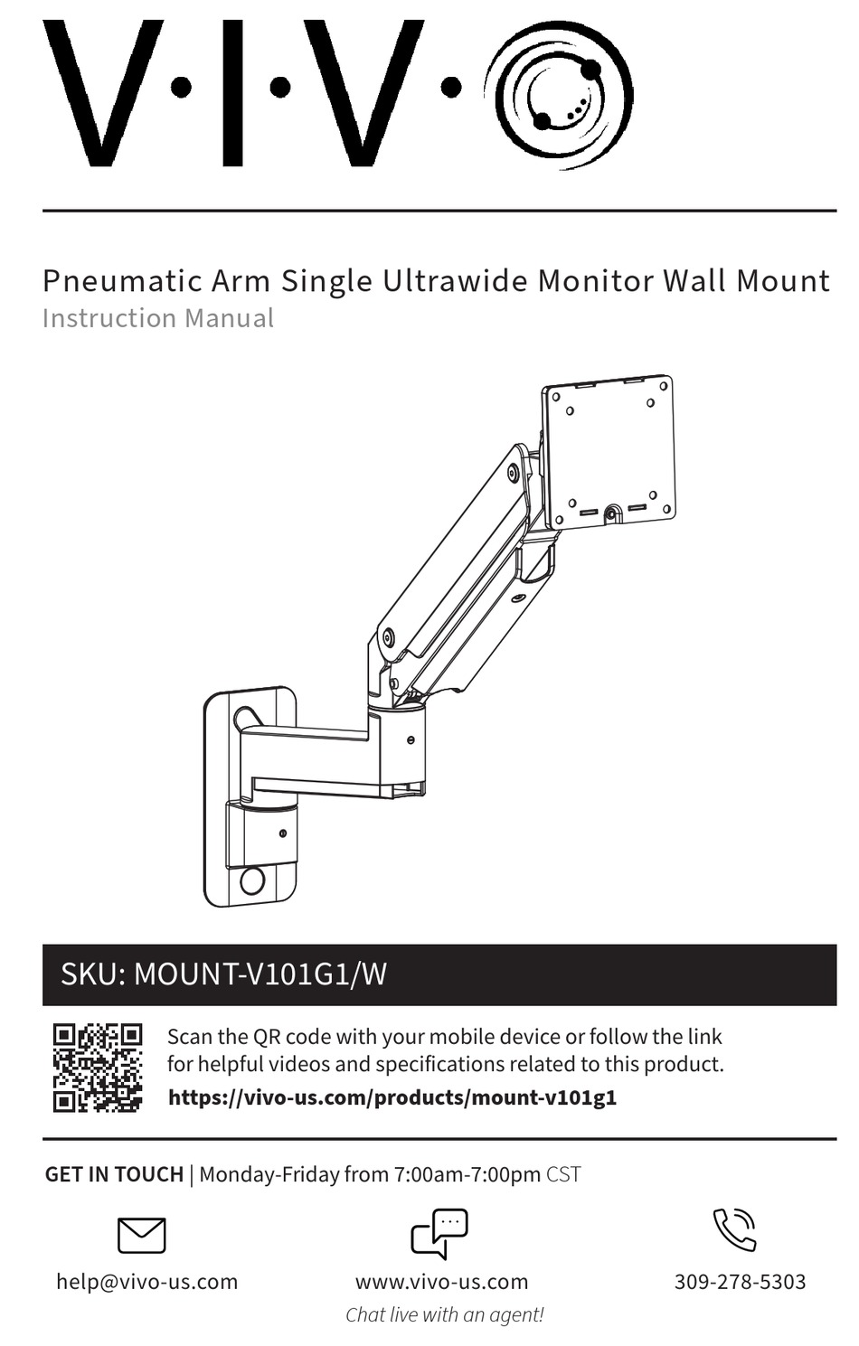 VIVO MOUNT-V101G1/W INSTRUCTION MANUAL Pdf Download | ManualsLib