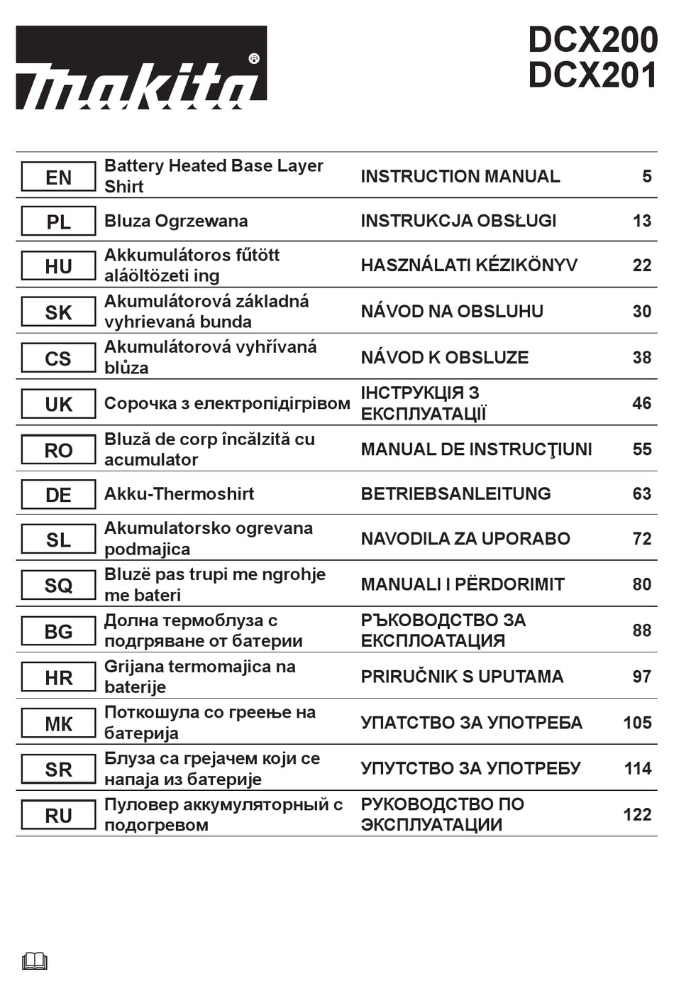 MAKITA DCX200 INSTRUCTION MANUAL Pdf Download | ManualsLib