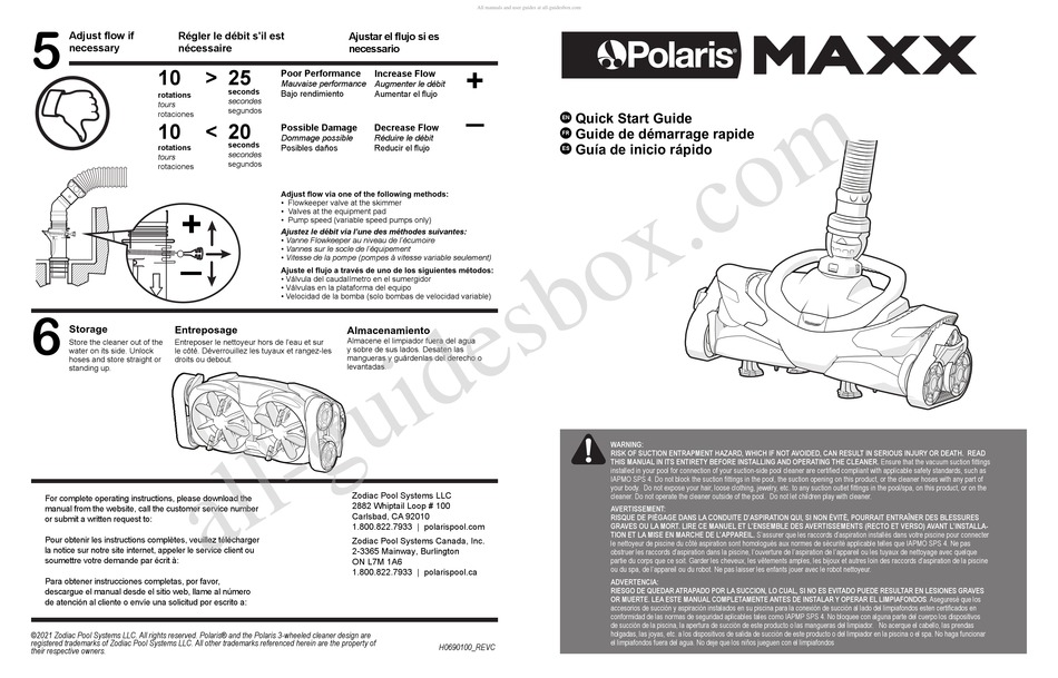 POLARIS MAXX QUICK START MANUAL Pdf Download ManualsLib