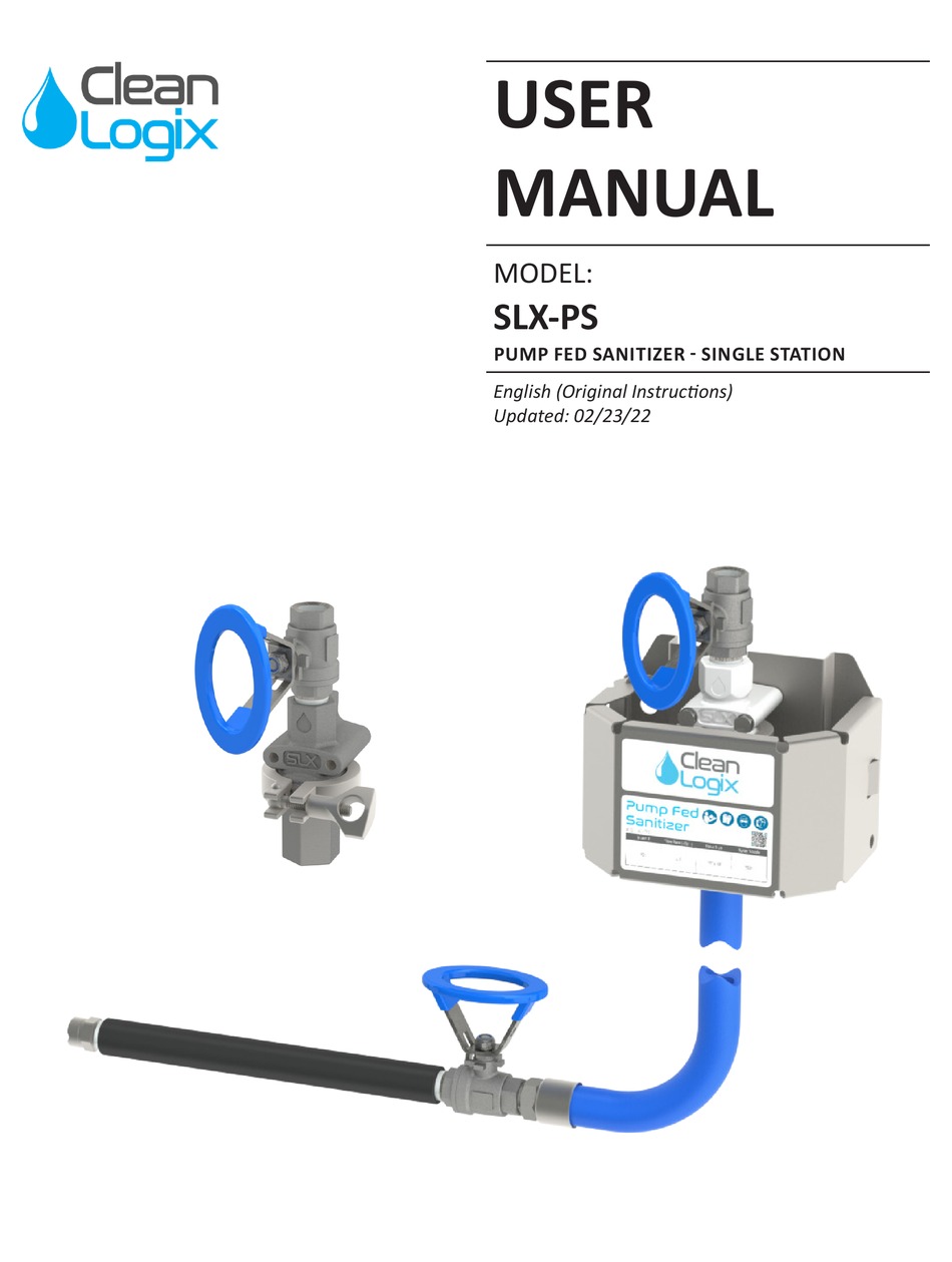 CLEAN LOGIX SLXPS USER MANUAL Pdf Download ManualsLib