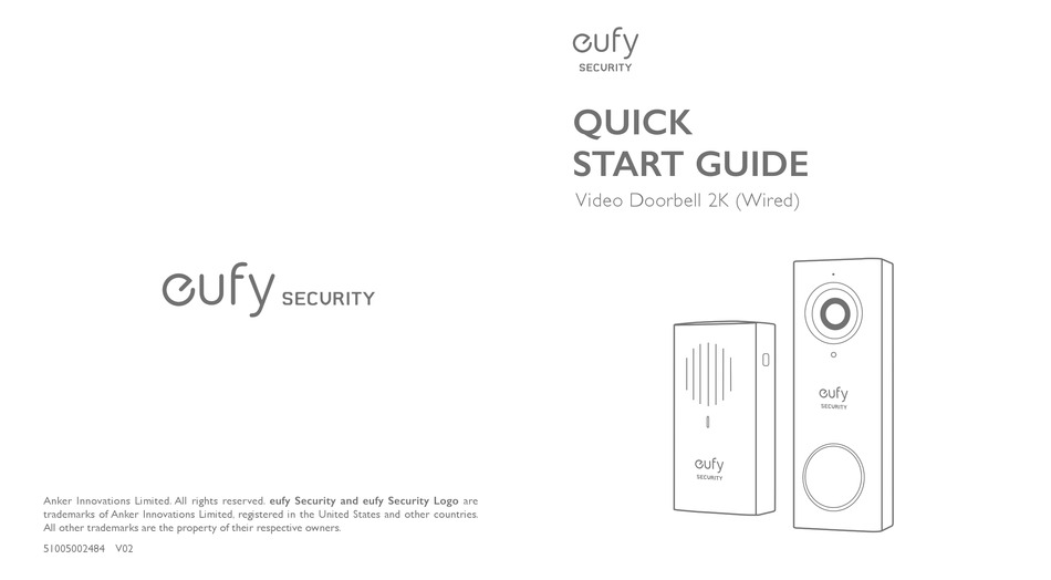 EUFY SECURITY T8200S QUICK START MANUAL Pdf Download ManualsLib