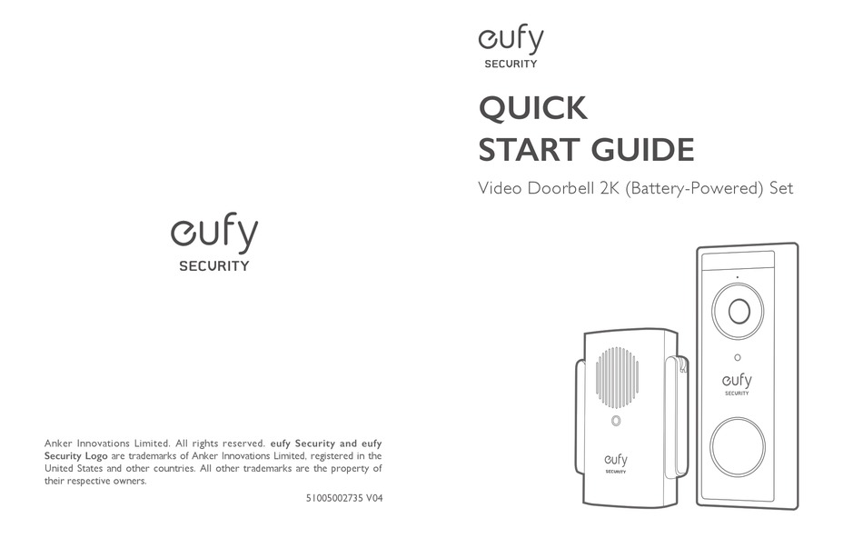EUFY SECURITY T8210 QUICK START MANUAL Pdf Download ManualsLib
