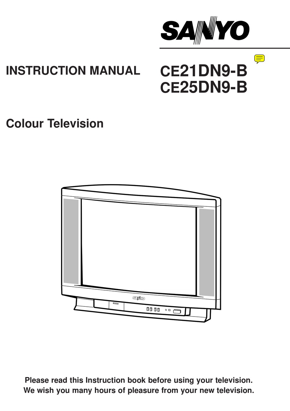 SANYO CE21DN9-B INSTRUCTION MANUAL Pdf Download | ManualsLib