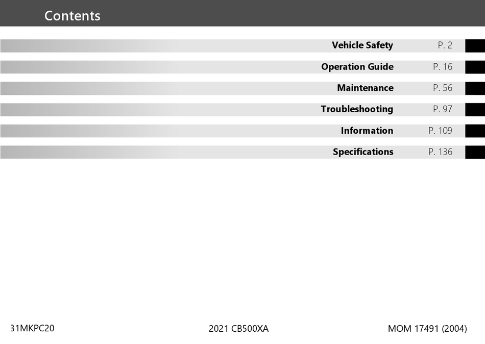 honda cb500x 2019 manual pdf