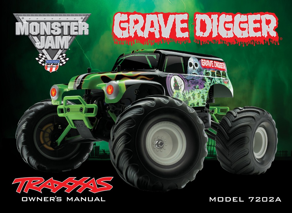 TRAXXAS MONSTER JAM GRAVE DIGGER 7202A OWNER'S MANUAL Pdf Download ...