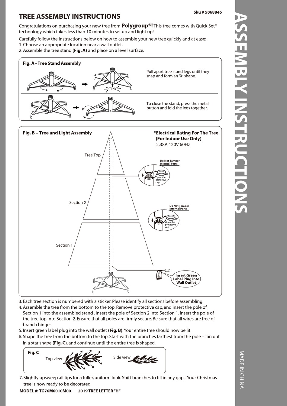POLYGROUP TG76M6010M00 ASSEMBLY INSTRUCTIONS Pdf Download ManualsLib