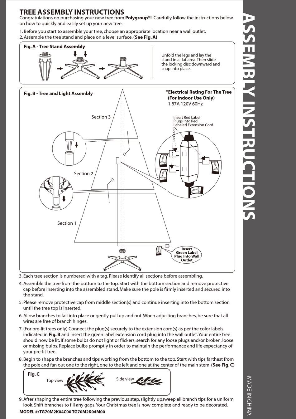 POLYGROUP TG70M2K04C00 ASSEMBLY INSTRUCTIONS Pdf Download ManualsLib