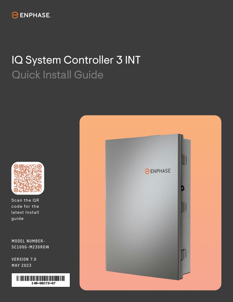 ENPHASE IQ SYSTEM CONTROLLER 3 INT QUICK INSTALL MANUAL Pdf Download ...