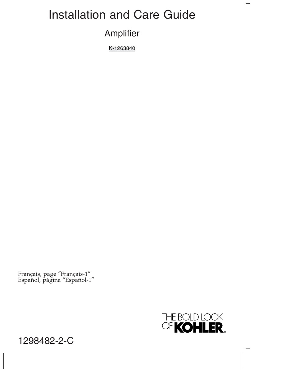 Kohler K 1263840 