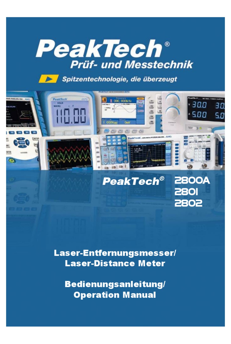 PEAKTECH 2800A OPERATION MANUAL Pdf Download | ManualsLib