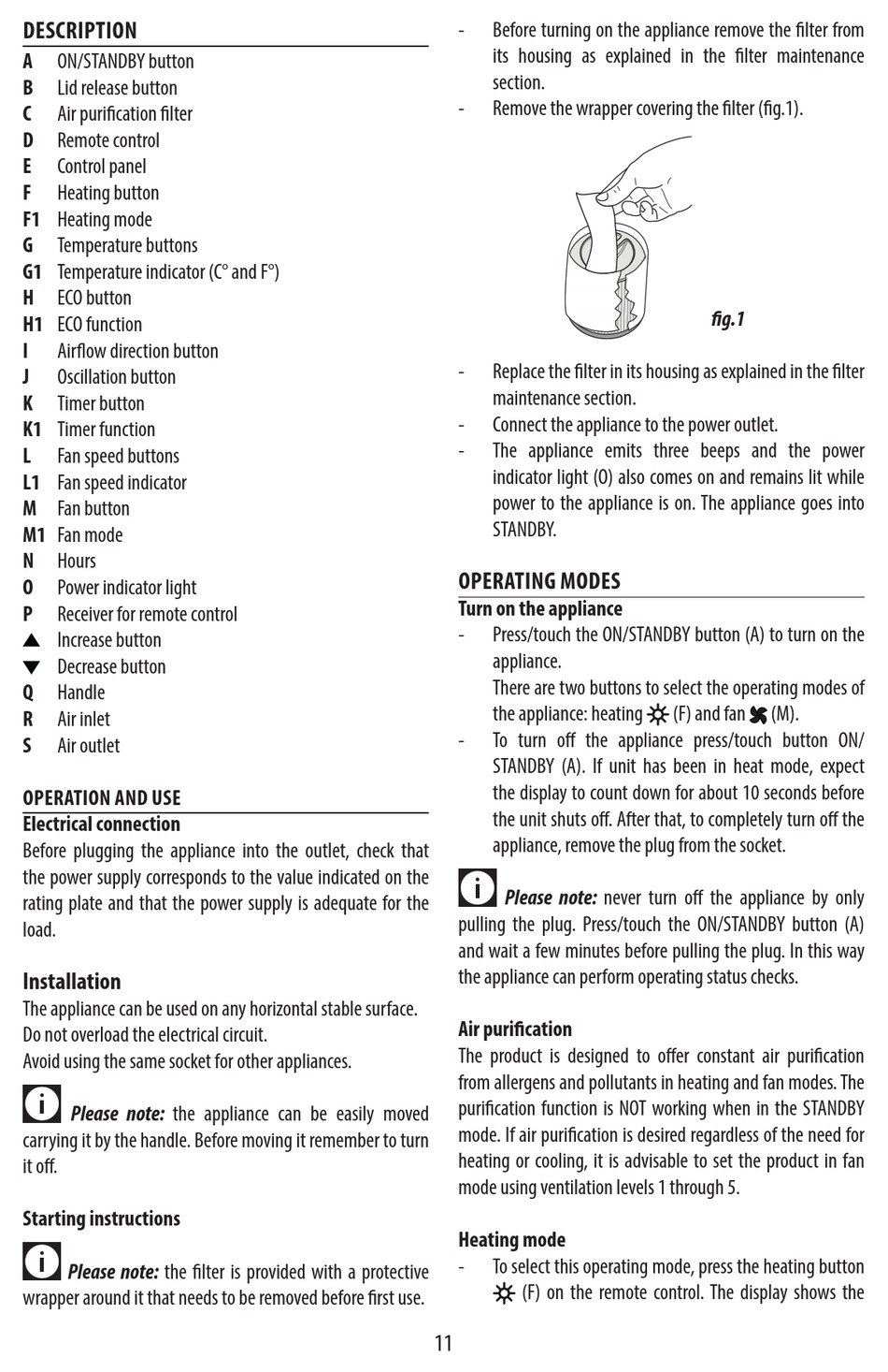 Maintenance DeLonghi HFX85W20C Manual Page 5 ManualsLib