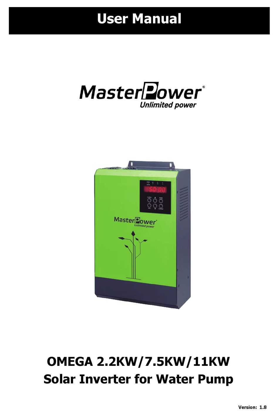 MASTERPOWER OMEGA 2.2KW USER MANUAL Pdf Download ManualsLib