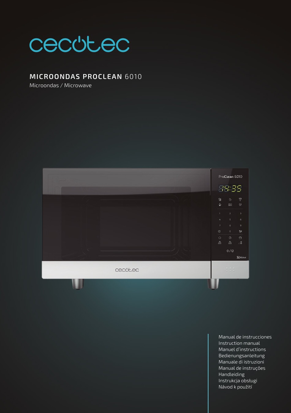 CECOTEC MICROONDAS PROCLEAN 6010 INSTRUCTION MANUAL Pdf Download