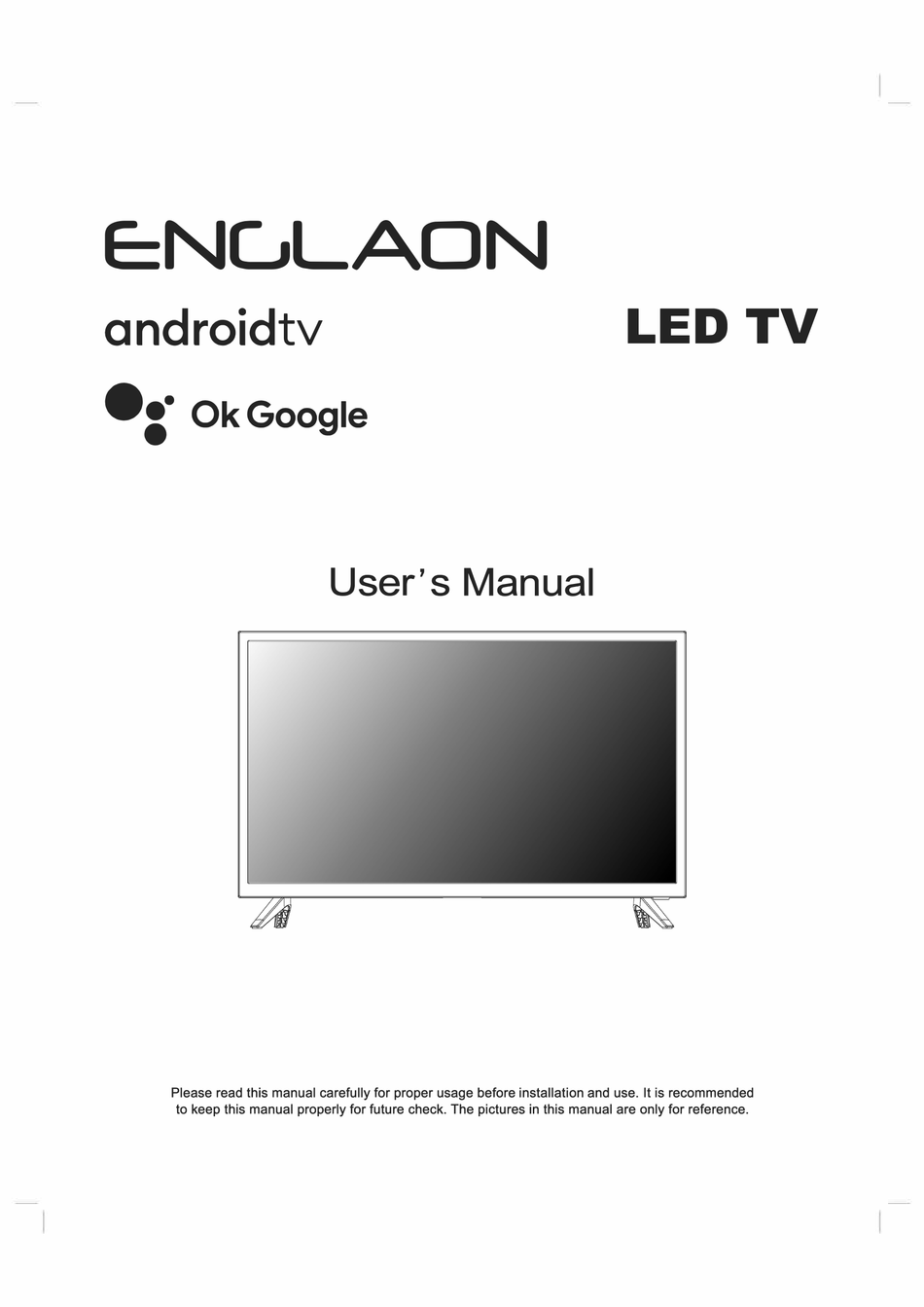 ENGLAON LED24X70 USER MANUAL Pdf Download | ManualsLib