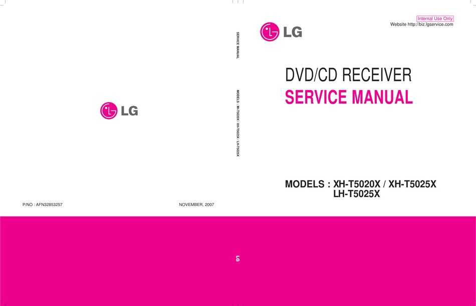 LG XH-T5020X SERVICE MANUAL Pdf Download | ManualsLib