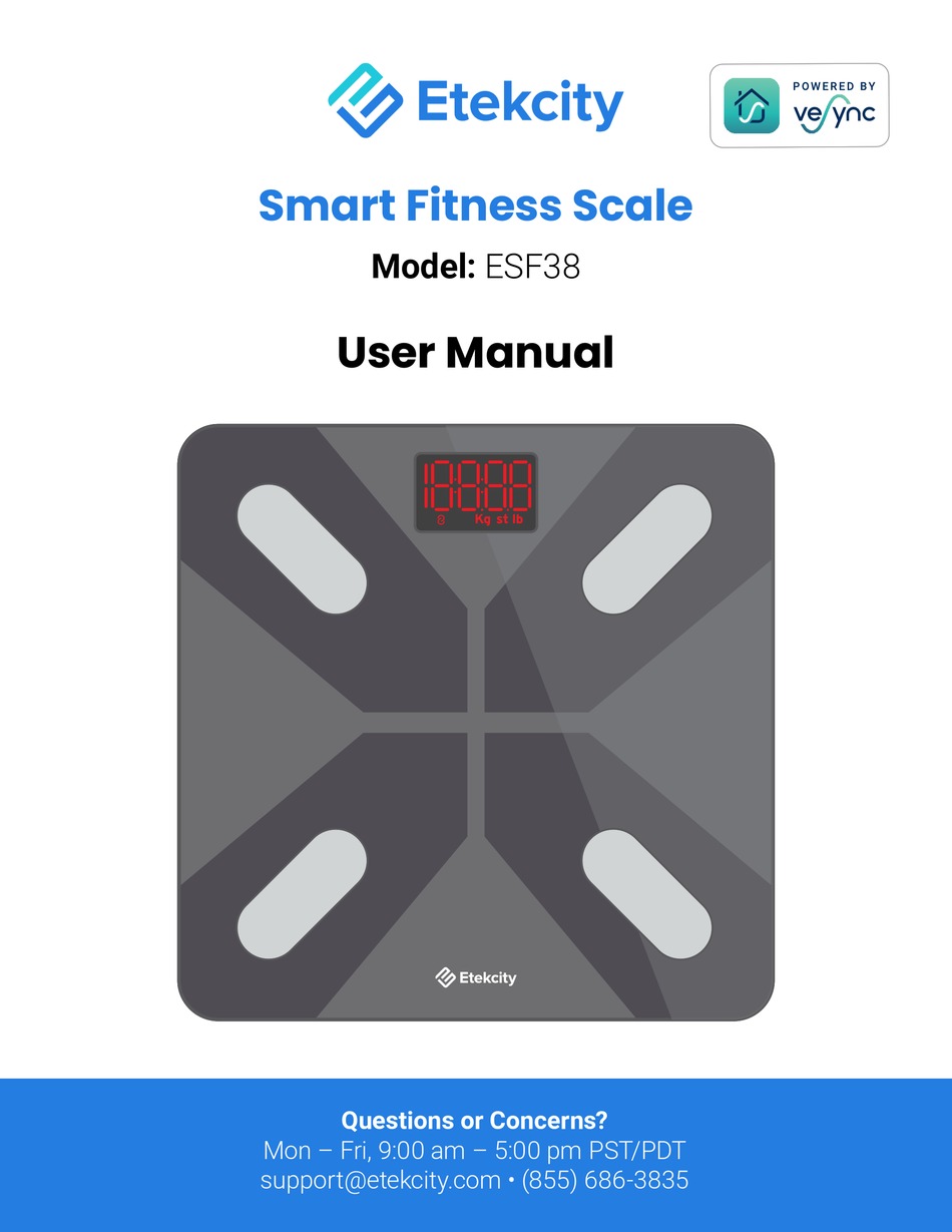 ETEKCITY ESF38 USER MANUAL Pdf Download ManualsLib