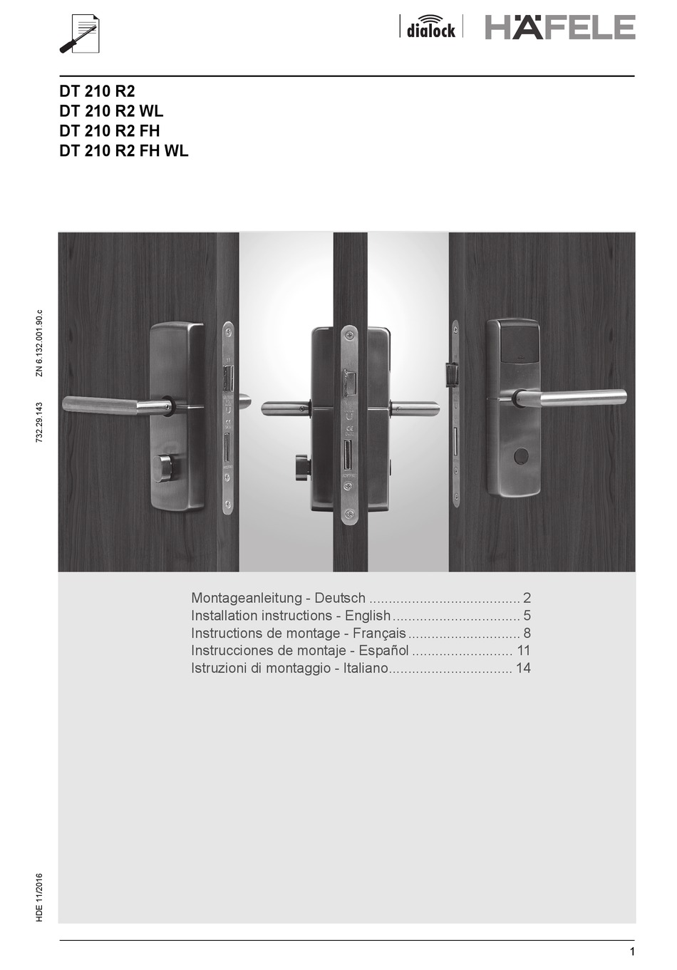 HÄFELE DT 210 R2 INSTALLATION INSTRUCTIONS MANUAL Pdf Download ManualsLib