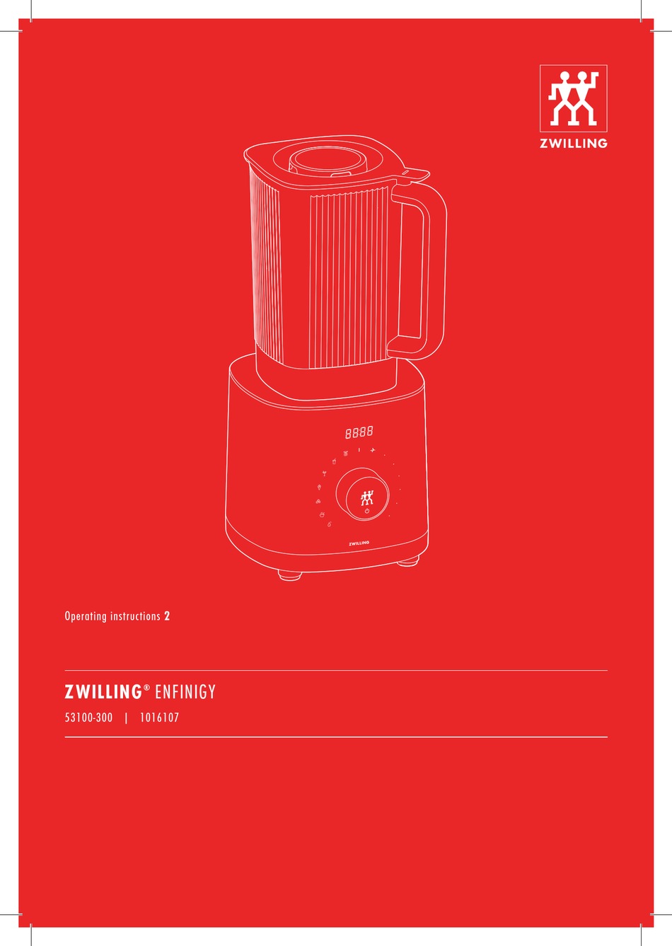 ZWILLING ENFINIGY 53100300 OPERATING INSTRUCTIONS MANUAL Pdf Download