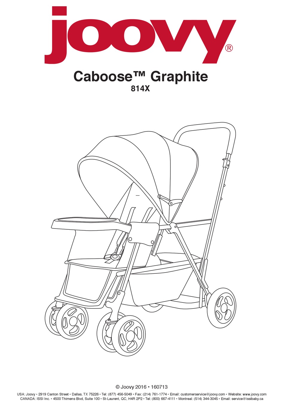 JOOVY CABOOSE 814 SERIES MANUAL Pdf Download | ManualsLib