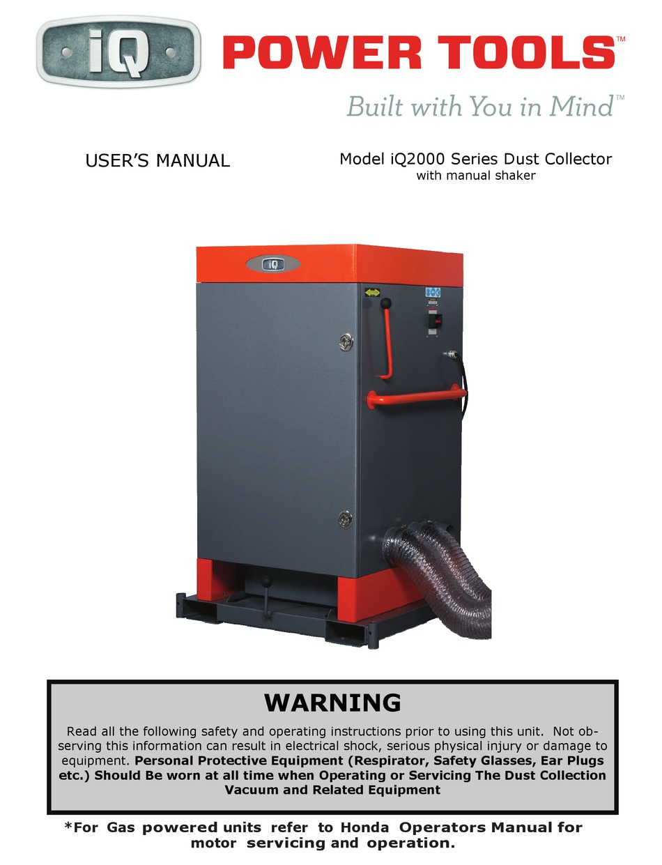IQ POWER TOOLS IQ2000 SERIES USER MANUAL Pdf Download ManualsLib