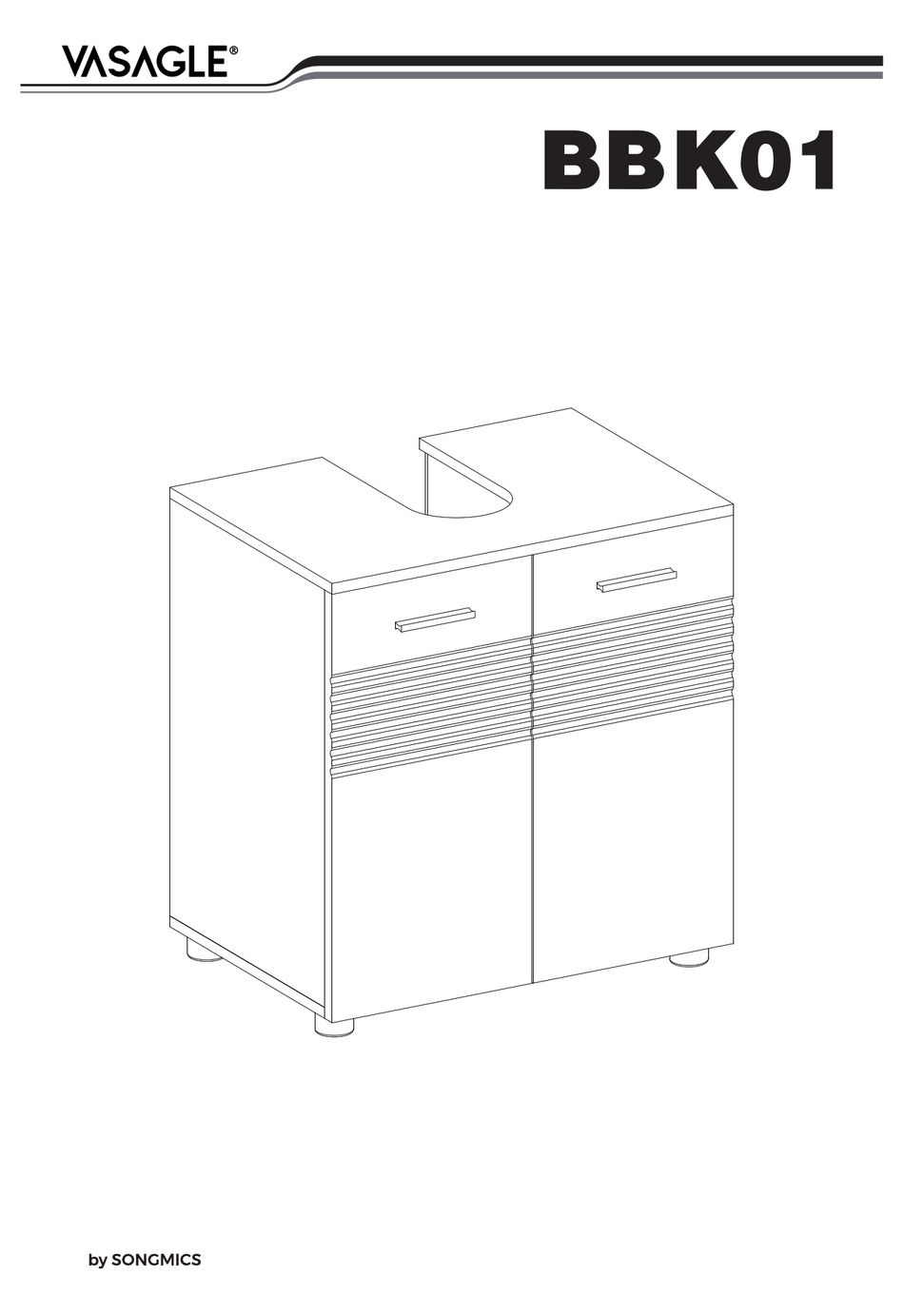 SONGMICS VASAGLE BBK01 ASSEMBLY INSTRUCTIONS MANUAL Pdf Download