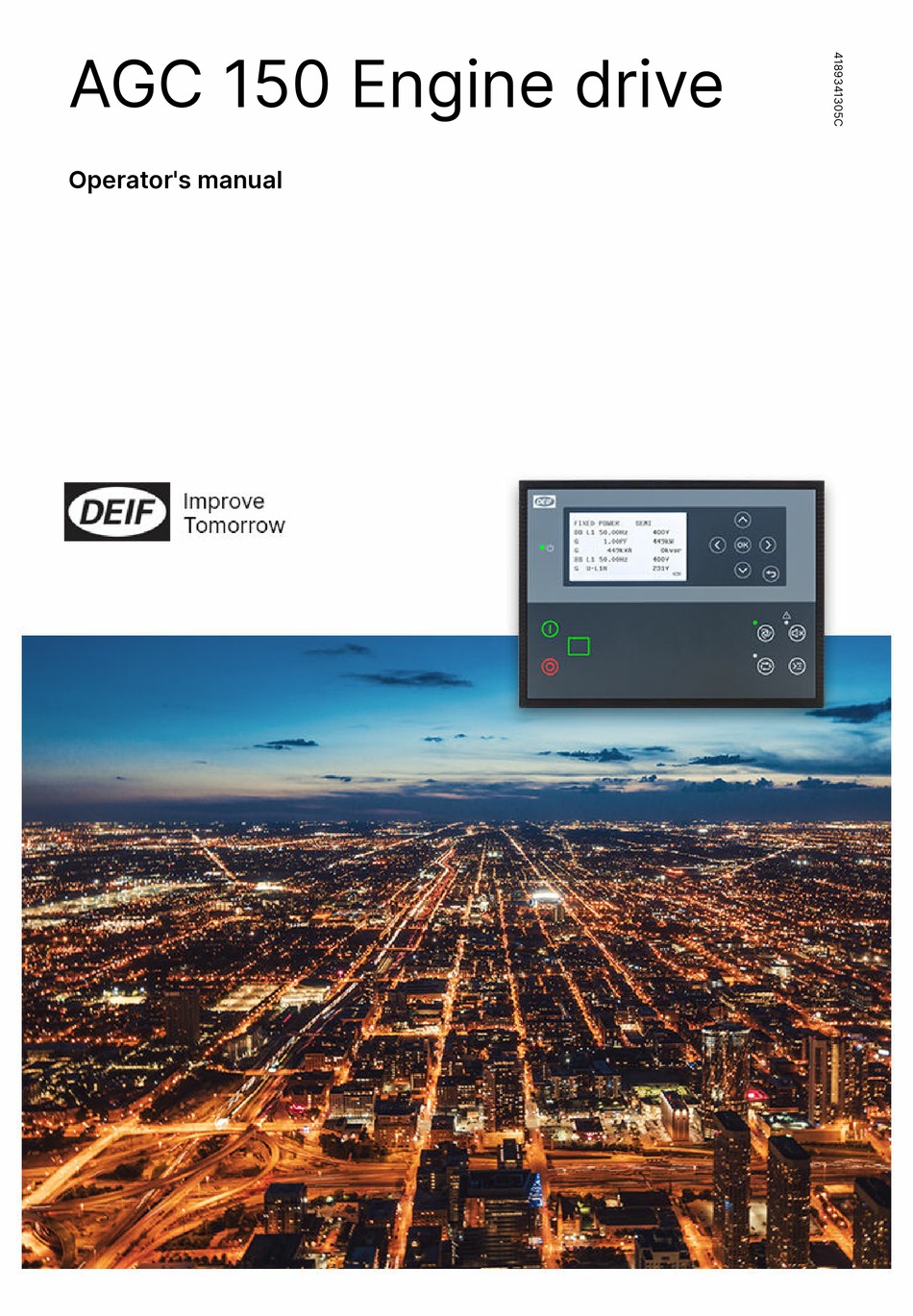 DEIF AGC 150 OPERATOR