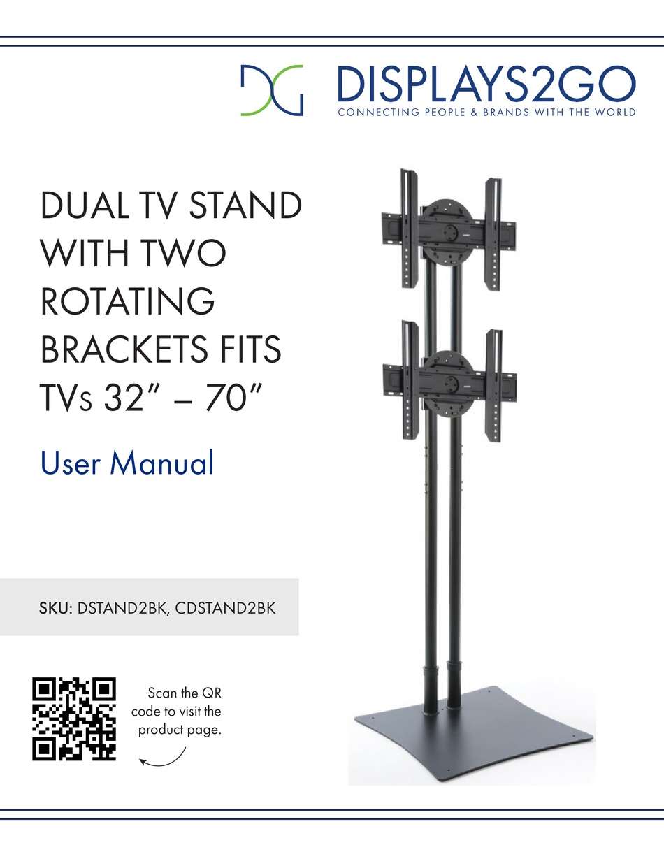 DISPLAYS2GO DSTAND2BK USER MANUAL Pdf Download ManualsLib