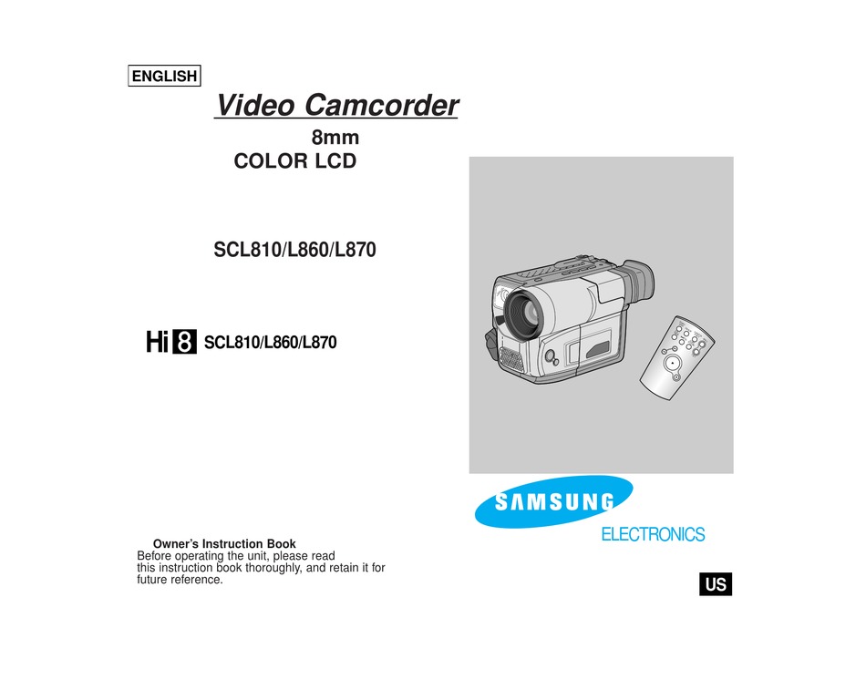 Samsung Hi8 Camcorder, Model SCL810 Features And Test, 58 OFF