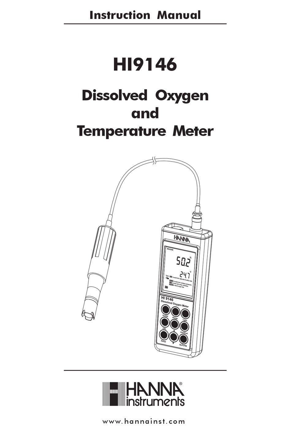 HANNA INSTRUMENTS HI914604 INSTRUCTION MANUAL Pdf Download ManualsLib