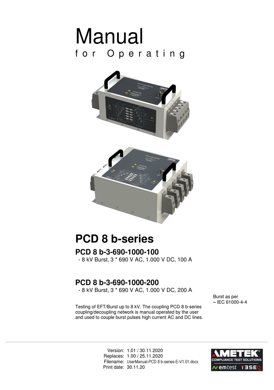 AMETEK PCD 8 B SERIES OPERATING MANUAL Pdf Download ManualsLib