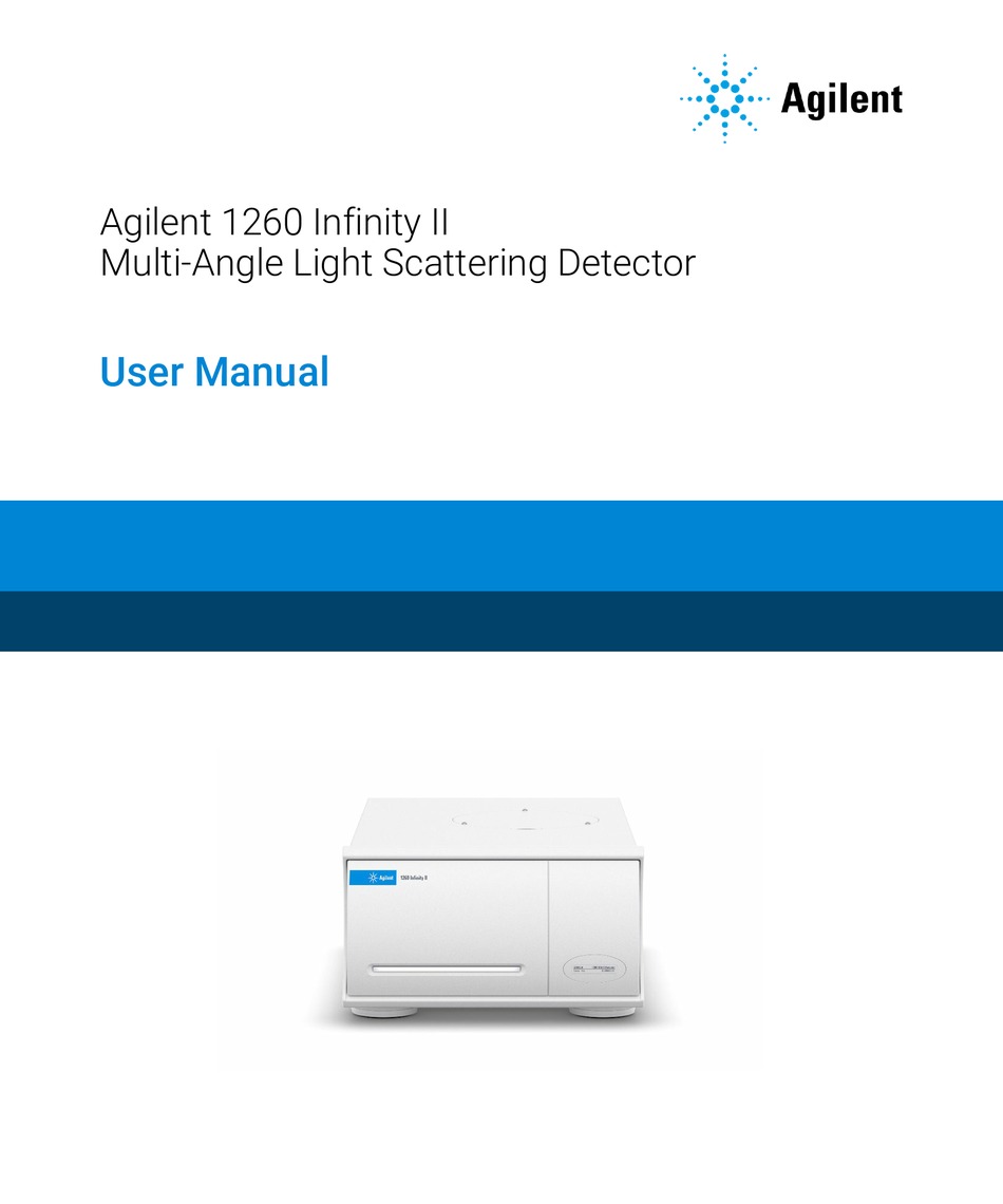 AGILENT TECHNOLOGIES 1260 INFINITY II USER MANUAL Pdf Download ManualsLib