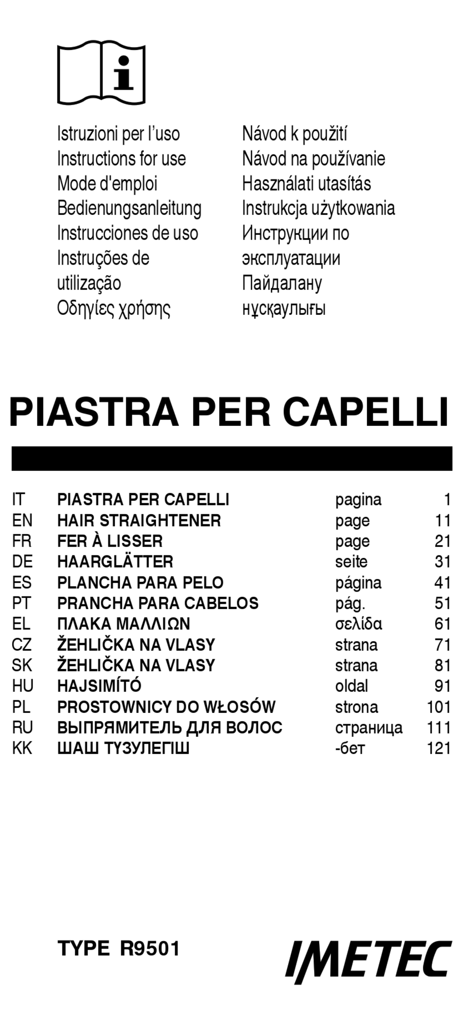 IMETEC BELLISSIMA STEAM ELIXIR 11808 INSTRUCTIONS FOR USE MANUAL Pdf ...