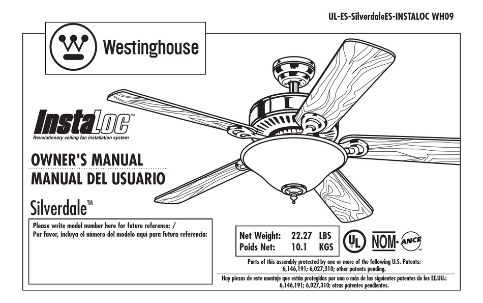 WESTINGHOUSE INSTALOCSILVERDALE OWNER