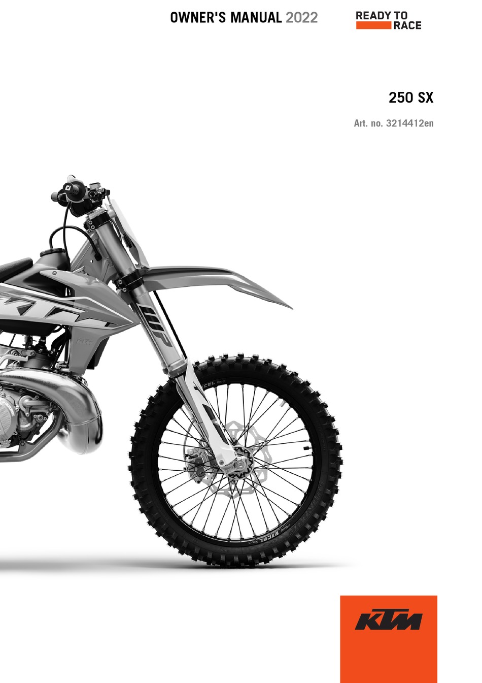 Ktm 250 Sx 2022 Owner's Manual Pdf Download 