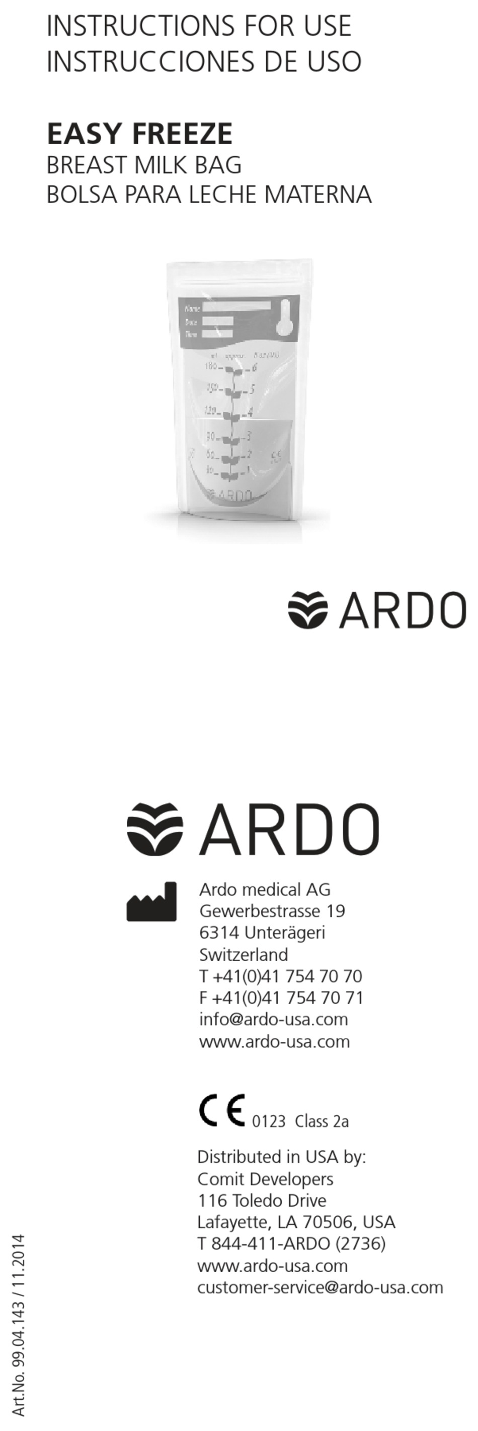 ARDO EASY FREEZE INSTRUCTIONS FOR USE Pdf Download | ManualsLib