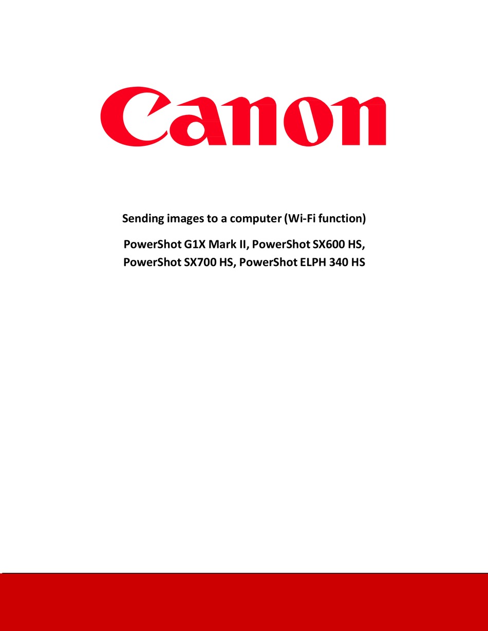 canon powershot g5x mark ii manual