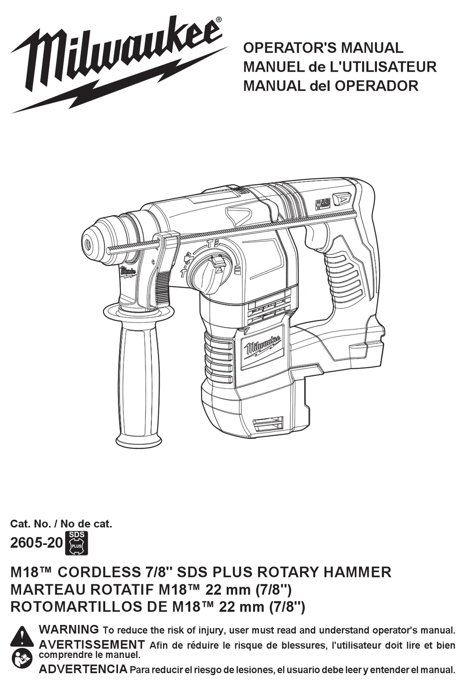 MILWAUKEE M18 260520 OPERATOR