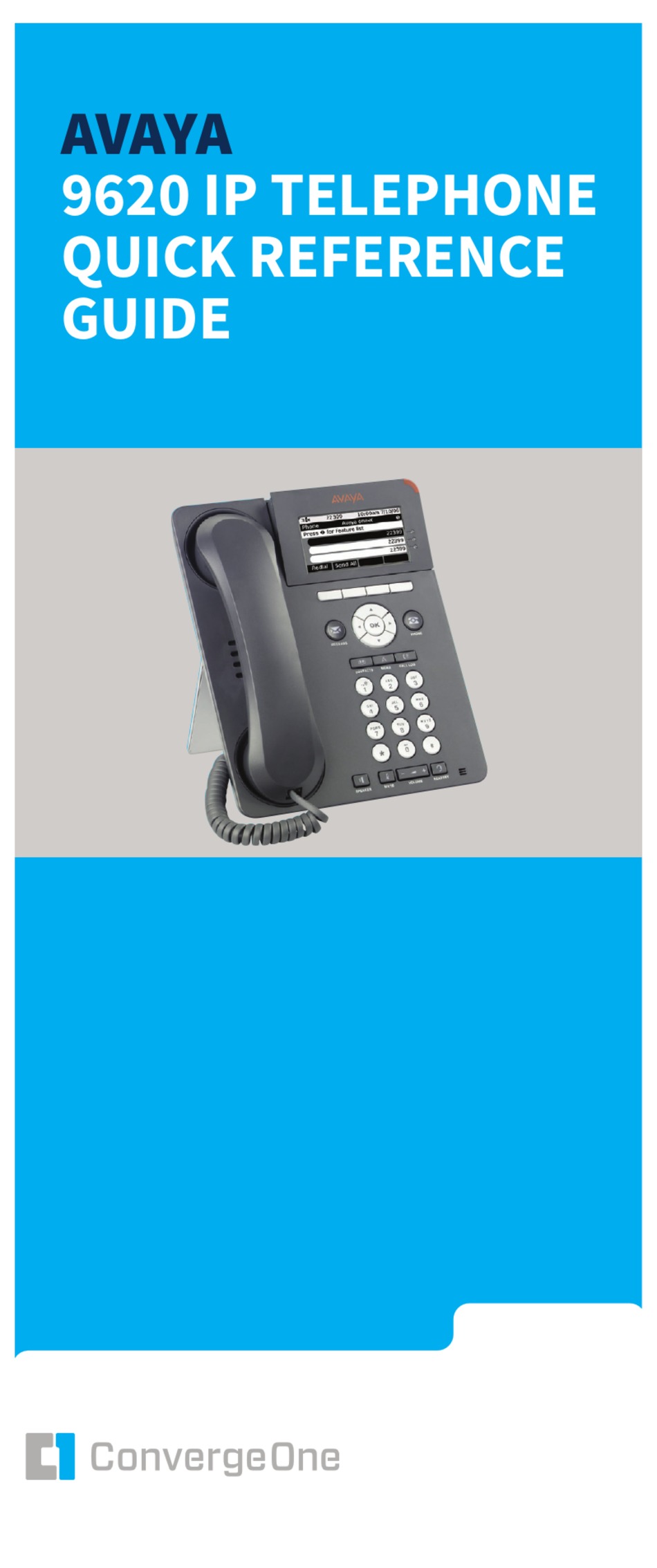 AVAYA 9620 QUICK REFERENCE MANUAL Pdf Download | ManualsLib