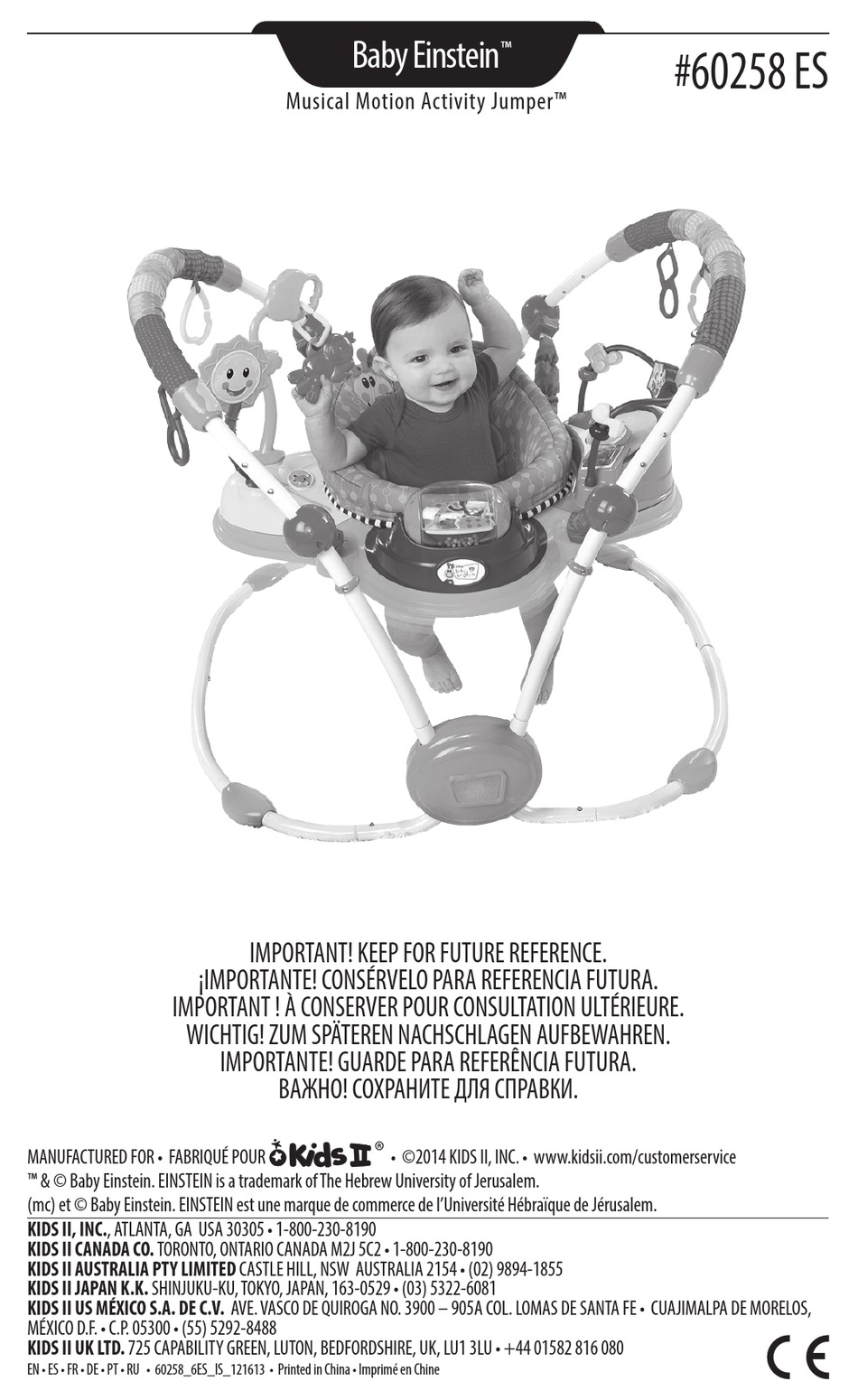 KIDS II BABY EINSTEIN MUSICAL MOTION ACTIVITY JUMPER MANUAL Pdf