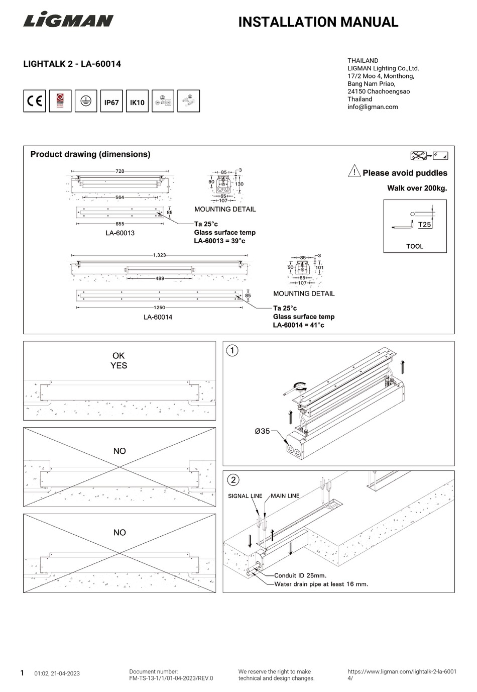 LIGMAN LIGHTALK 2 INSTALLATION MANUAL Pdf Download | ManualsLib